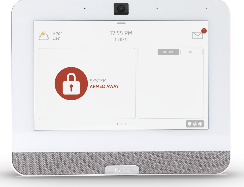 Home Security App Display

